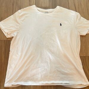 Polo by Ralph Lauren Short Sleeve Crew Tee - White with Navy Pony